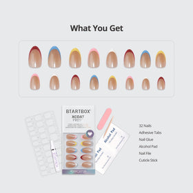 BTArtbox layout showing 16 sizes and 32 nails for precise size matching