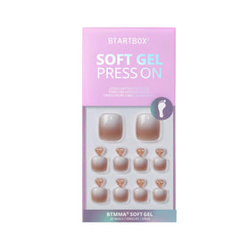 BTArtbox layout of 16 sizes organized to find precise toenail fit quickly
