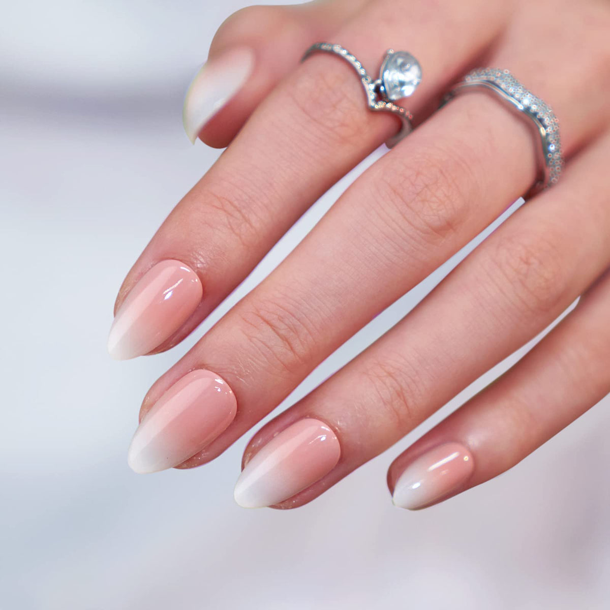 BTArtbox close-up of soft-gel ombré texture for realistic depth
