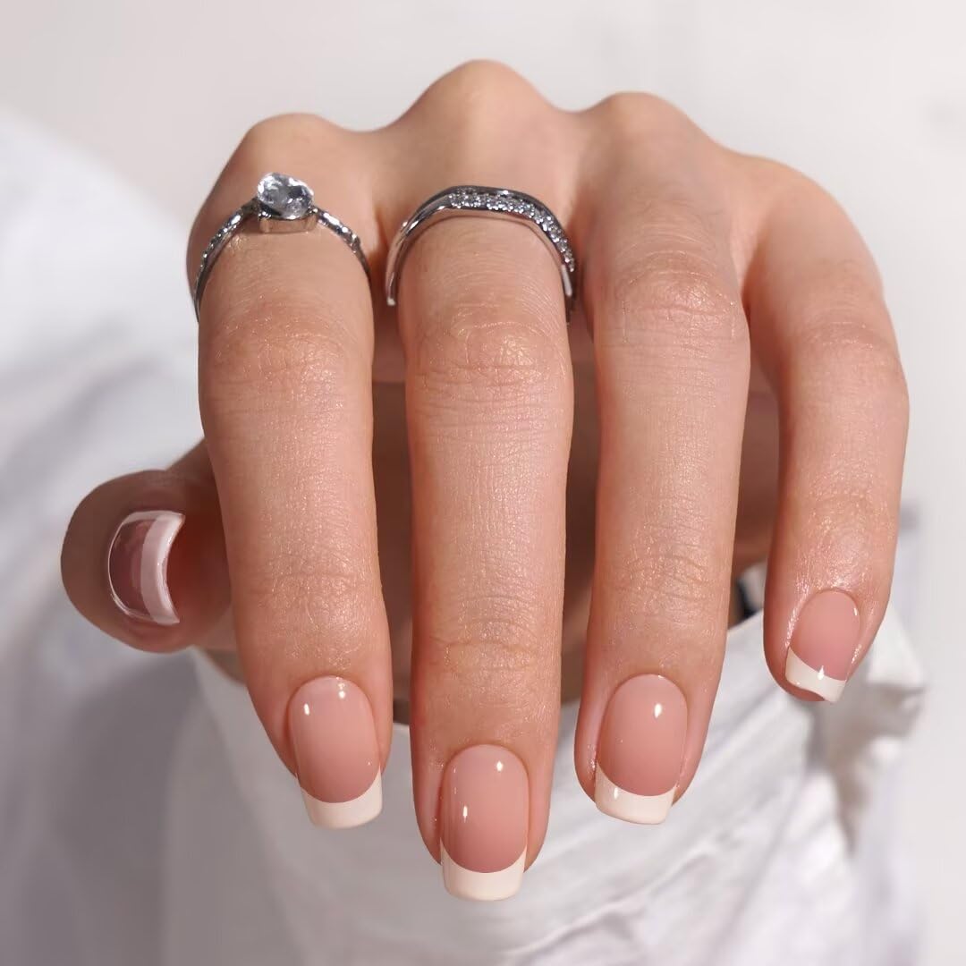 BTArtbox front packaging showing short square French tips and included accessories