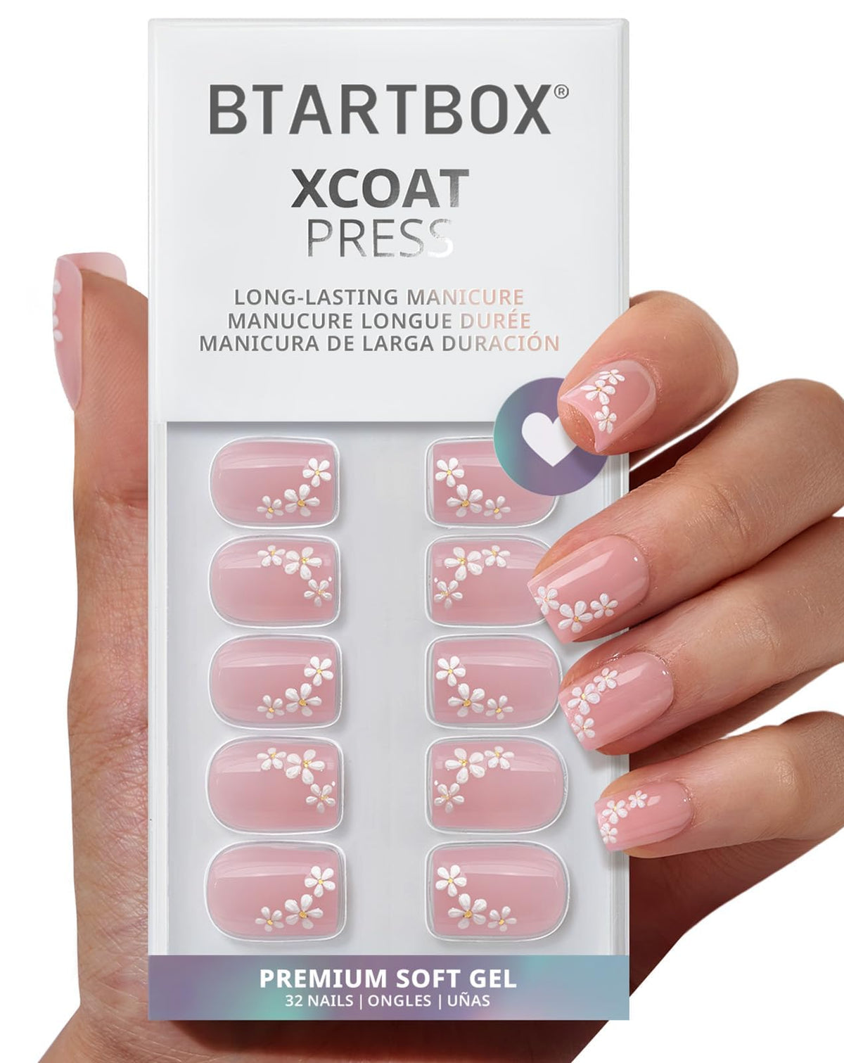 BTArtbox side profile displaying nail flexibility and natural-feel material for comfortable wear