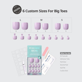 BTArtbox layout with glue, adhesive tabs, file and stick to simplify application