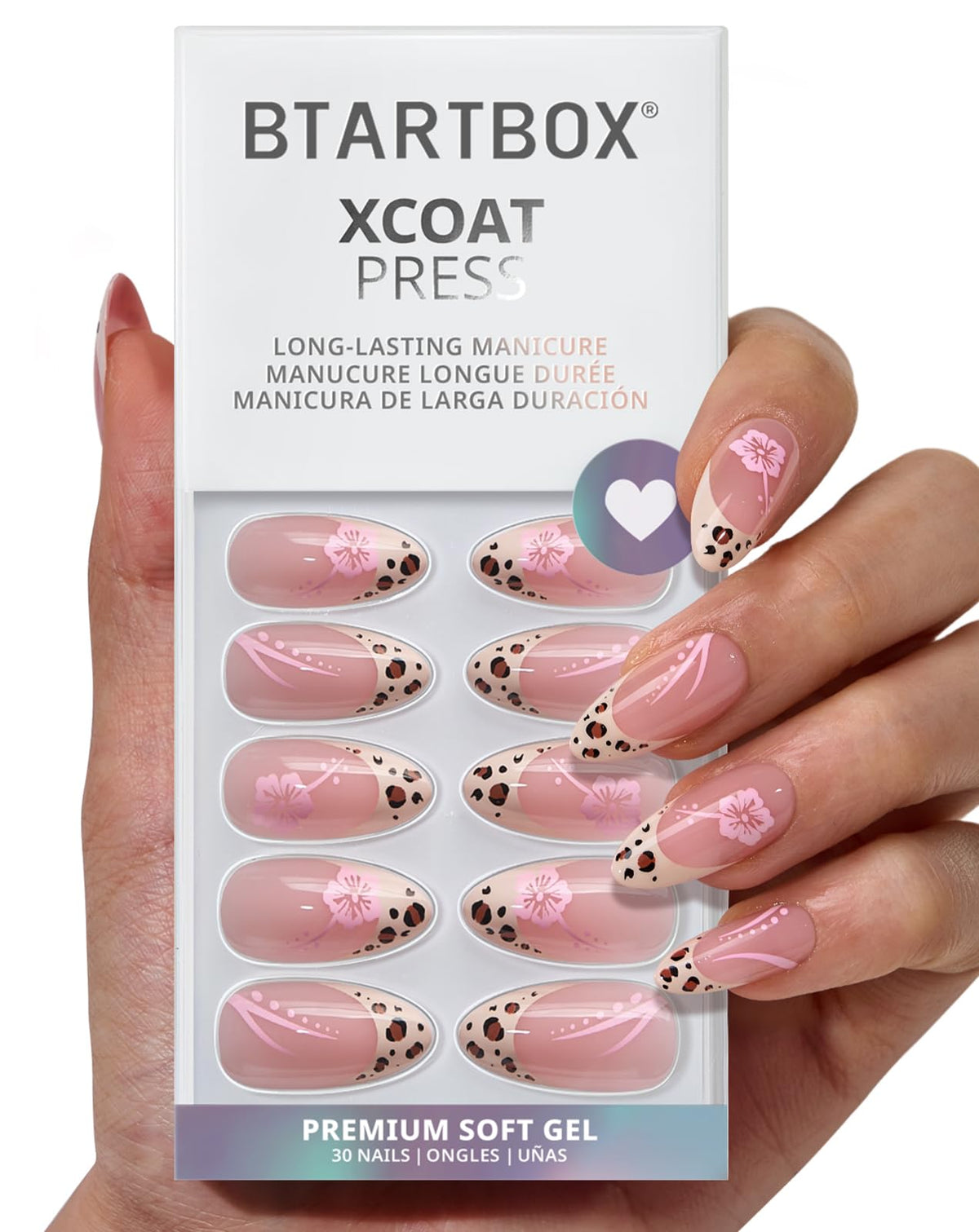 BTArtbox front packaging showing Wild Bloomery kit and contents for easy at-home manicure