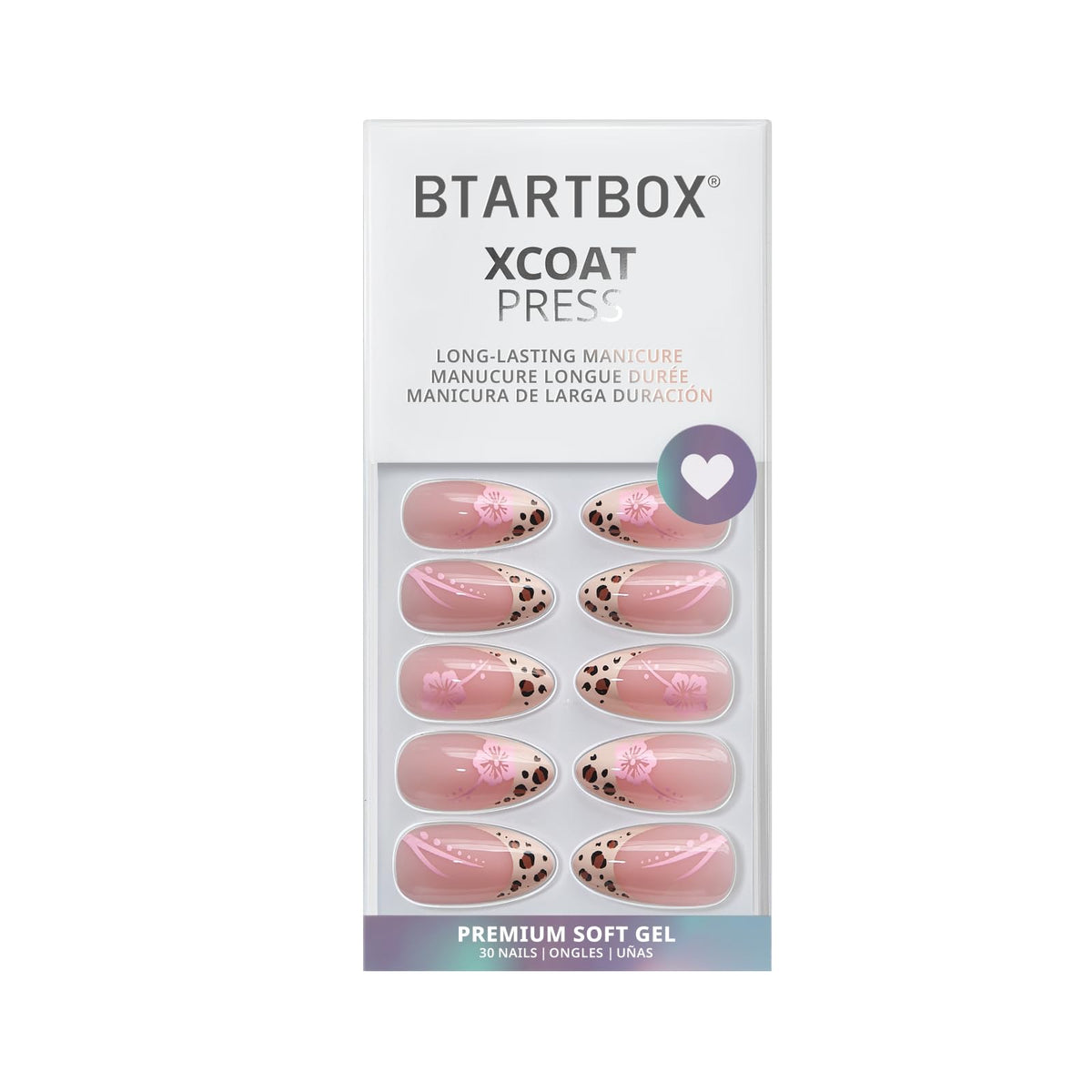 BTArtbox lifestyle shot outdoors showing Wild Bloomery nails styled for everyday glam