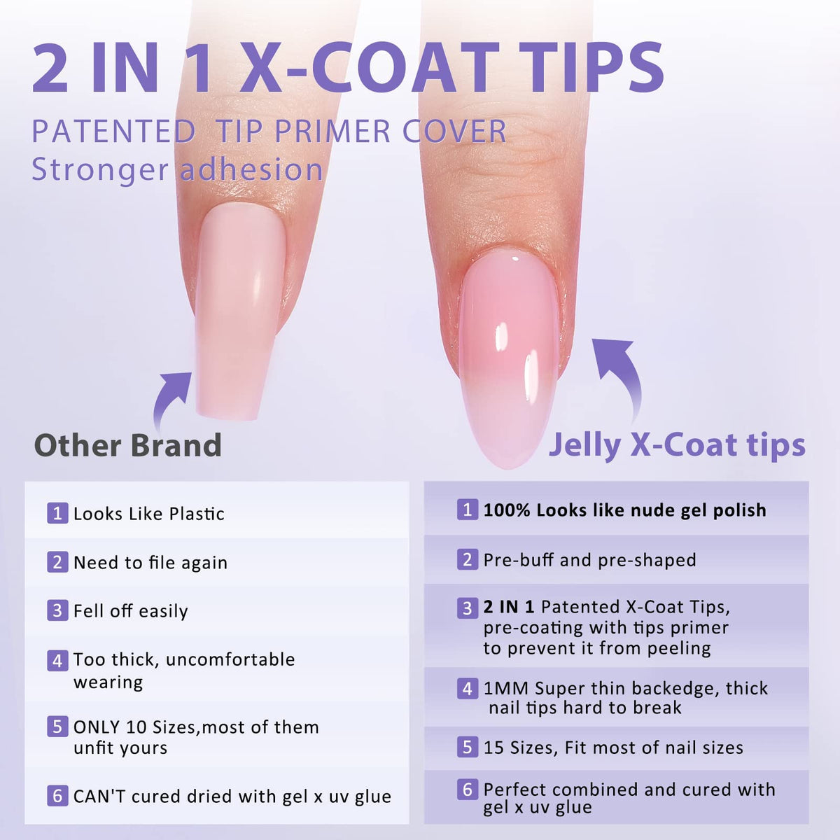 BTArtbox nails applied on hands demonstrating natural almond shape and durability