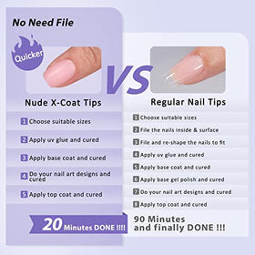 BTArtbox side profile showing pre-curved shape for seamless cuticle fit