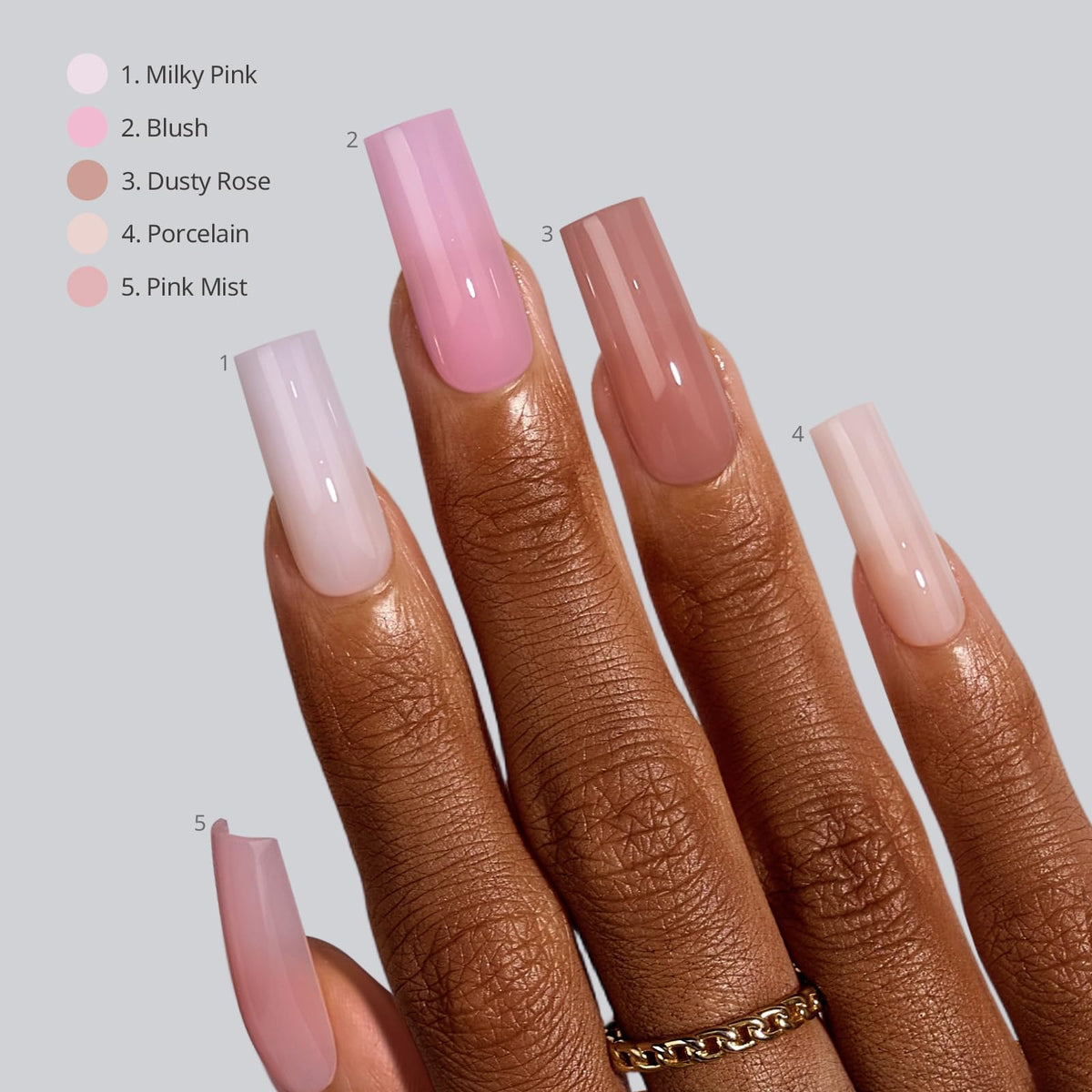 BTArtboxnails application demo on model’s hand, fast salon-quality application benefit