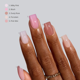 BTArtboxnails demo of dry-fit application to show how to match sizes and prepare nails