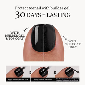 BTArtboxnails hand applying a tip demonstrating fast easy application
