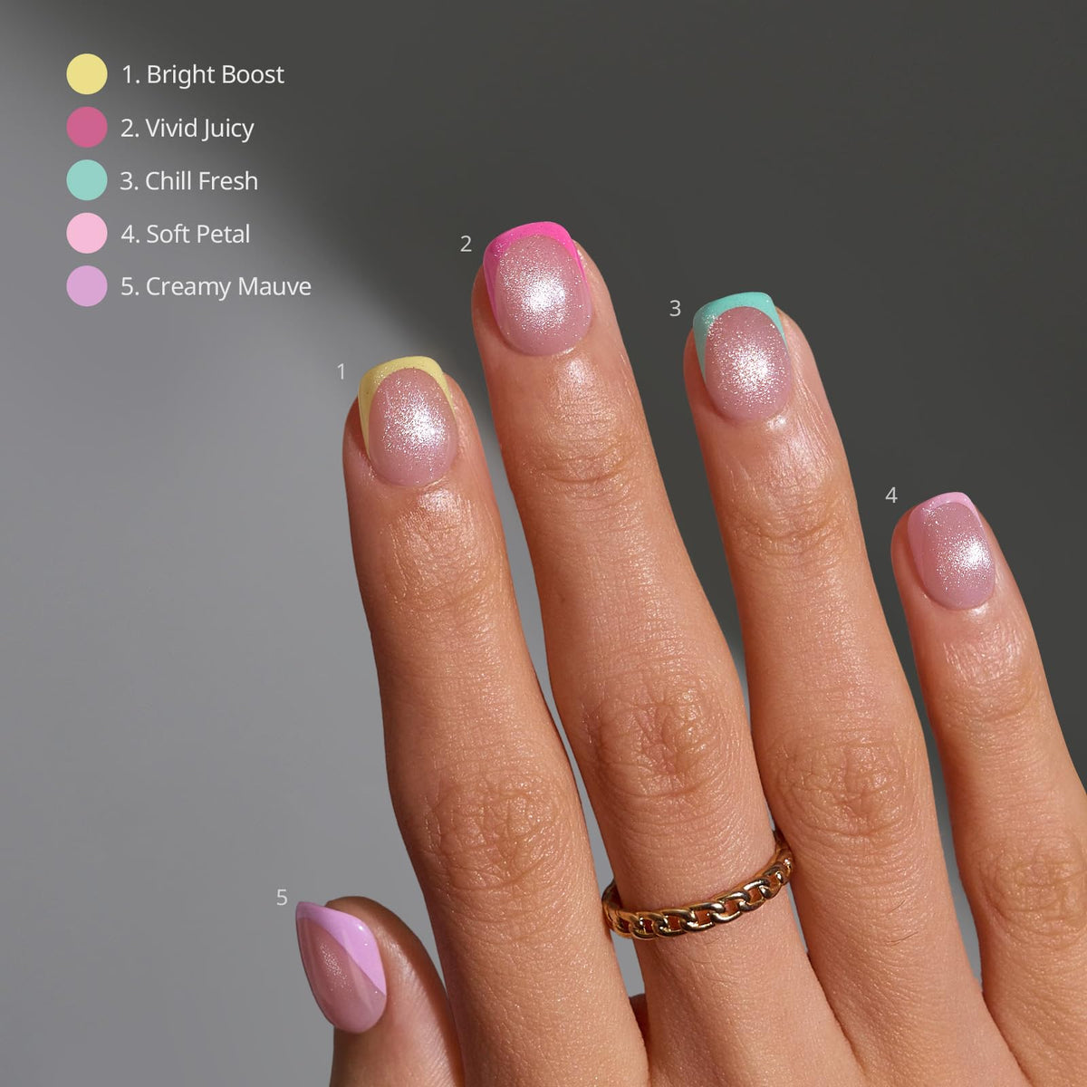 BTArtboxnails press-on application in hand demonstrating easy fast-install benefit