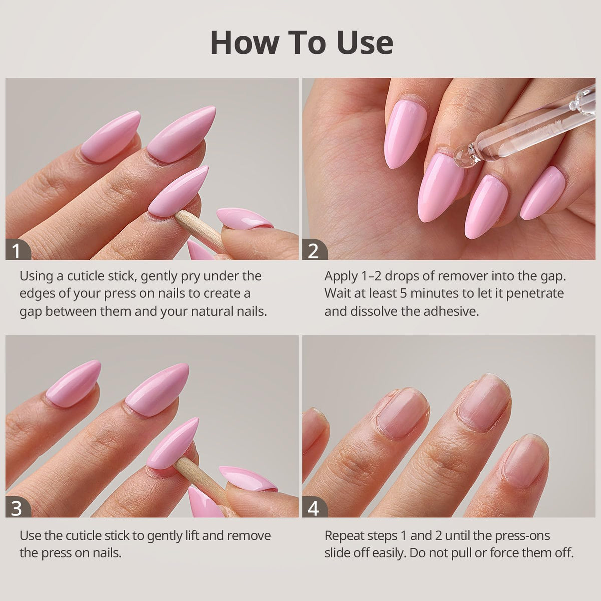BTArtboxnails bottle in hand conveying ease of use and travel-friendly size