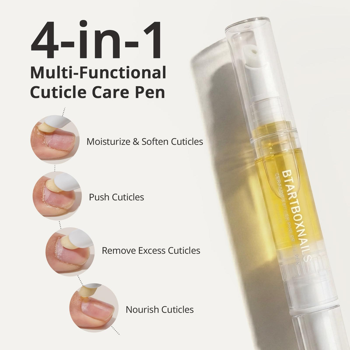 BTARTBOXNAILS close-up of ceramic tip for gentle, precise pushing