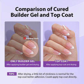 BTArtboxnails clear gel texture close-up showing smooth self-leveling finish