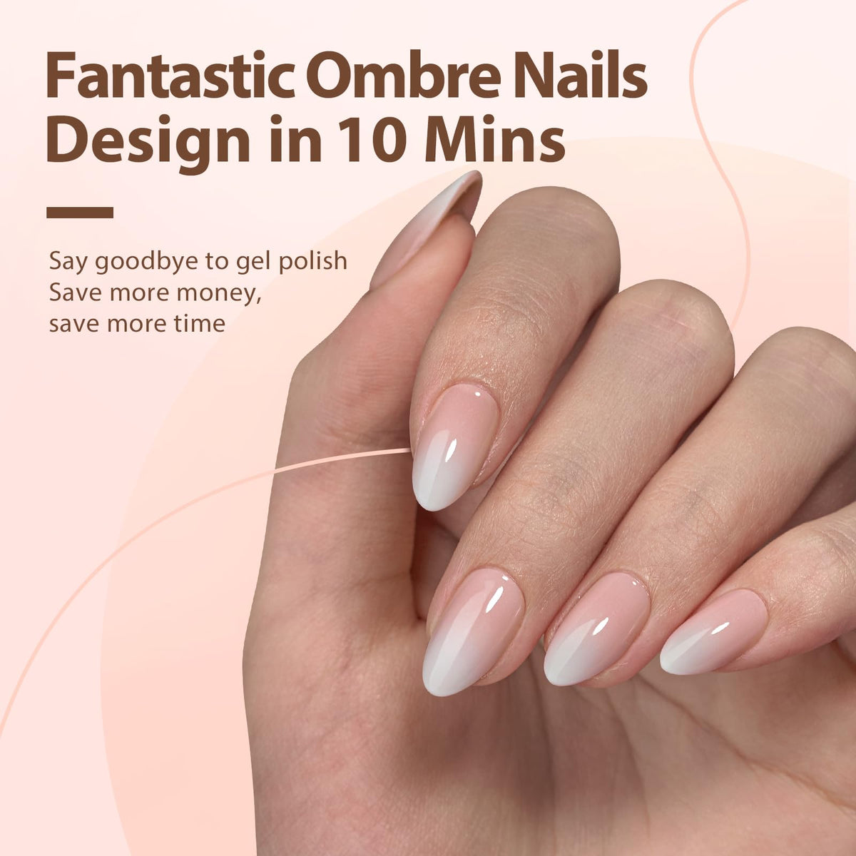 BTArtboxnails close-up of ombre gradient texture highlighting salon-like gel sheen