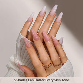 BTArtboxnails soft-gel texture close-up showing flexible, comfortable finish