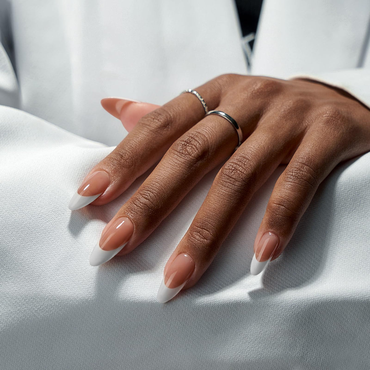 BTArtboxnails close-up of almond tip shape highlighting natural contour fit