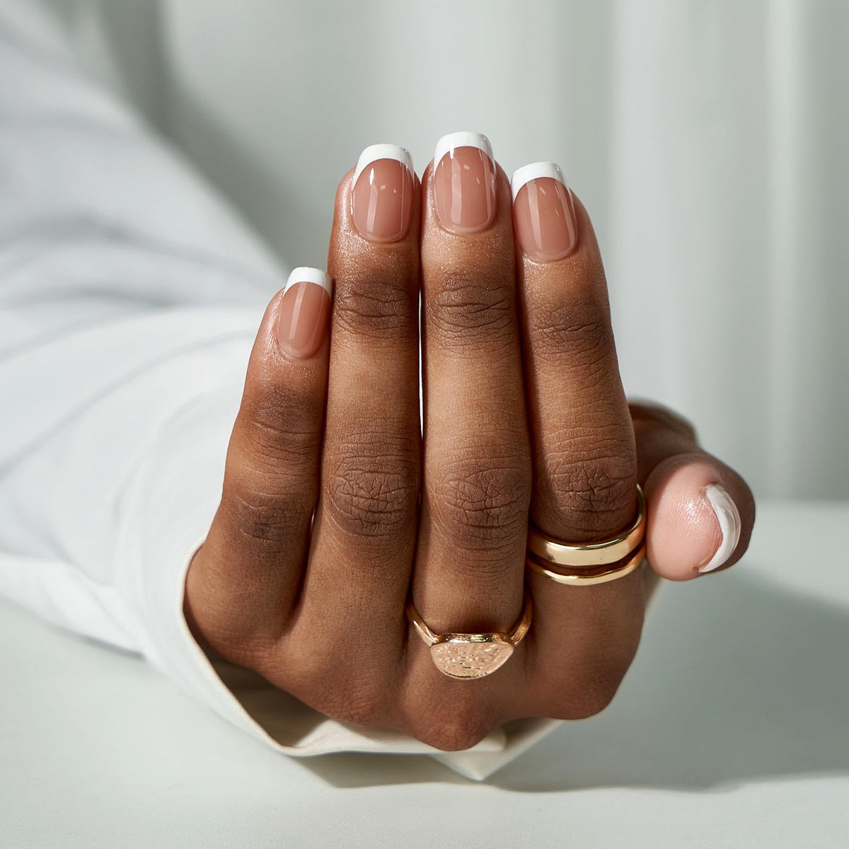 BTArtboxnails close-up of tip shape and texture for natural fit and easy customization benefit