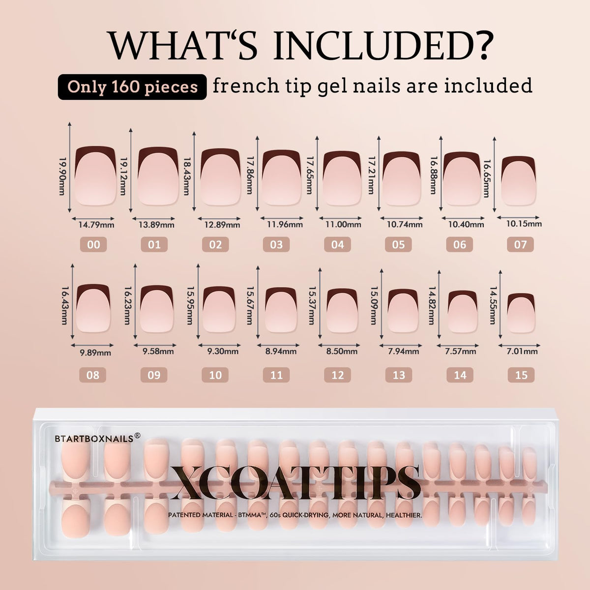 BTArtboxnails cuticle fit detail showing tapered edge for seamless blend
