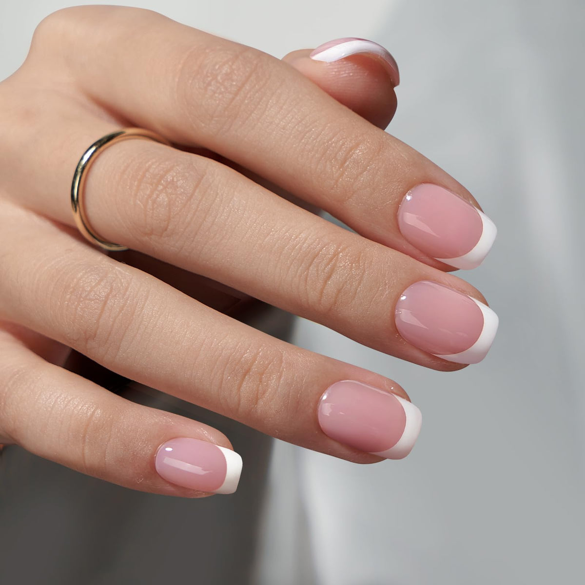 BTArtboxnails extra short square tips displayed for natural-looking French nails