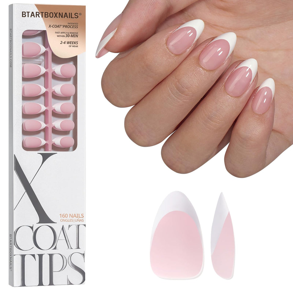 BTArtboxnails front packaging showing French gel tips and quick application benefit