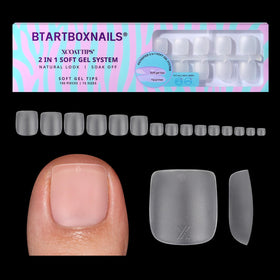 BTArtboxnails front packaging showing bulk 150pcs toe nail tips for value