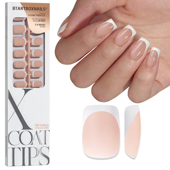 BTArtboxnails front packaging showing full 160-piece set and benefits