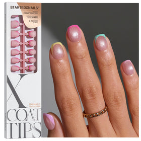 BTArtboxnails front packaging showing pastel French tip set and quantity benefit