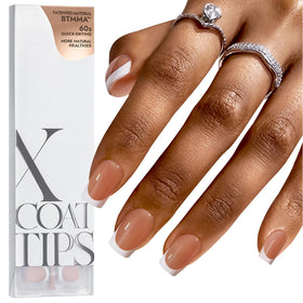 BTArtboxnails front packaging showing 160-piece french tip set and clear benefits