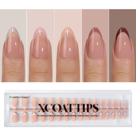 BTArtboxnails front packaging showing 160 French tip set and benefits