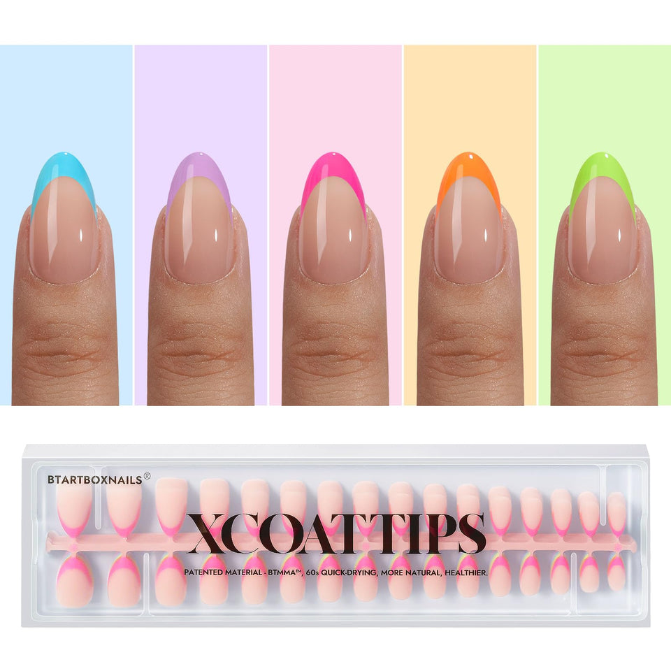 BTArtboxnails front packaging showing kit and 160 pieces benefit quick setup