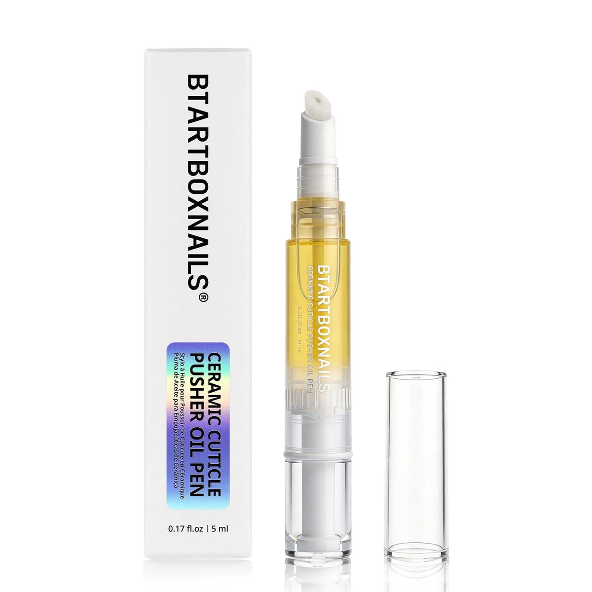 BTARTBOXNAILS front view of pen showing compact design and benefits
