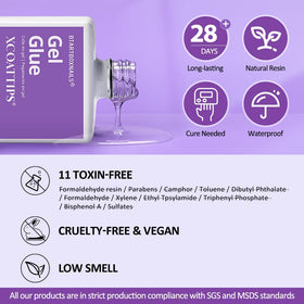 BTARTBOXNAILS gel glue nozzle detail for accurate tip adhesion