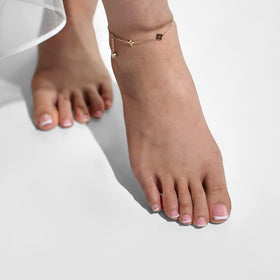 BTArtboxnails application on toes demonstrating quick DIY pedicure