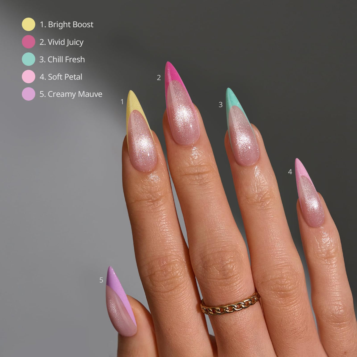 BTArtboxnails long stiletto on hand model demonstrating length and fit
