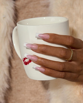 BTArtboxnails translucent X-COAT layer close-up illustrating better gel curing