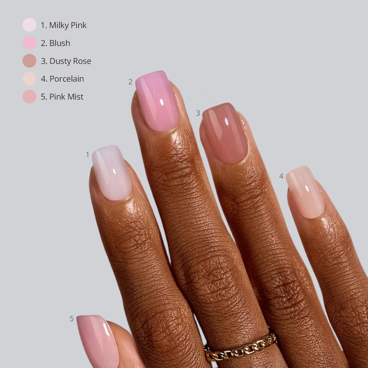 BTArtboxnails application step demonstrating easy glue and press benefit