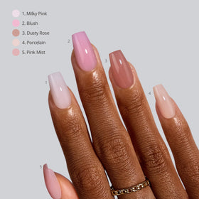 BTArtboxnails press-on held in hand showing size and real-life scale benefit