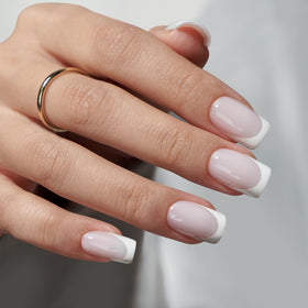 BTArtboxnails soft gel bending to show flexible, comfortable fit