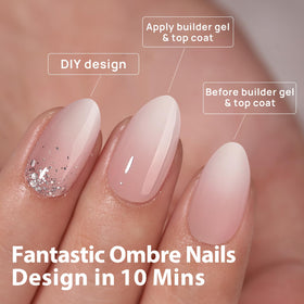 BTArtboxnails side profile of nail showing curved fit for comfortable wear