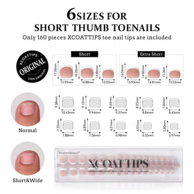 BTARTBOXNAILS side profile showing thicker 2mm gel tip for stronger support