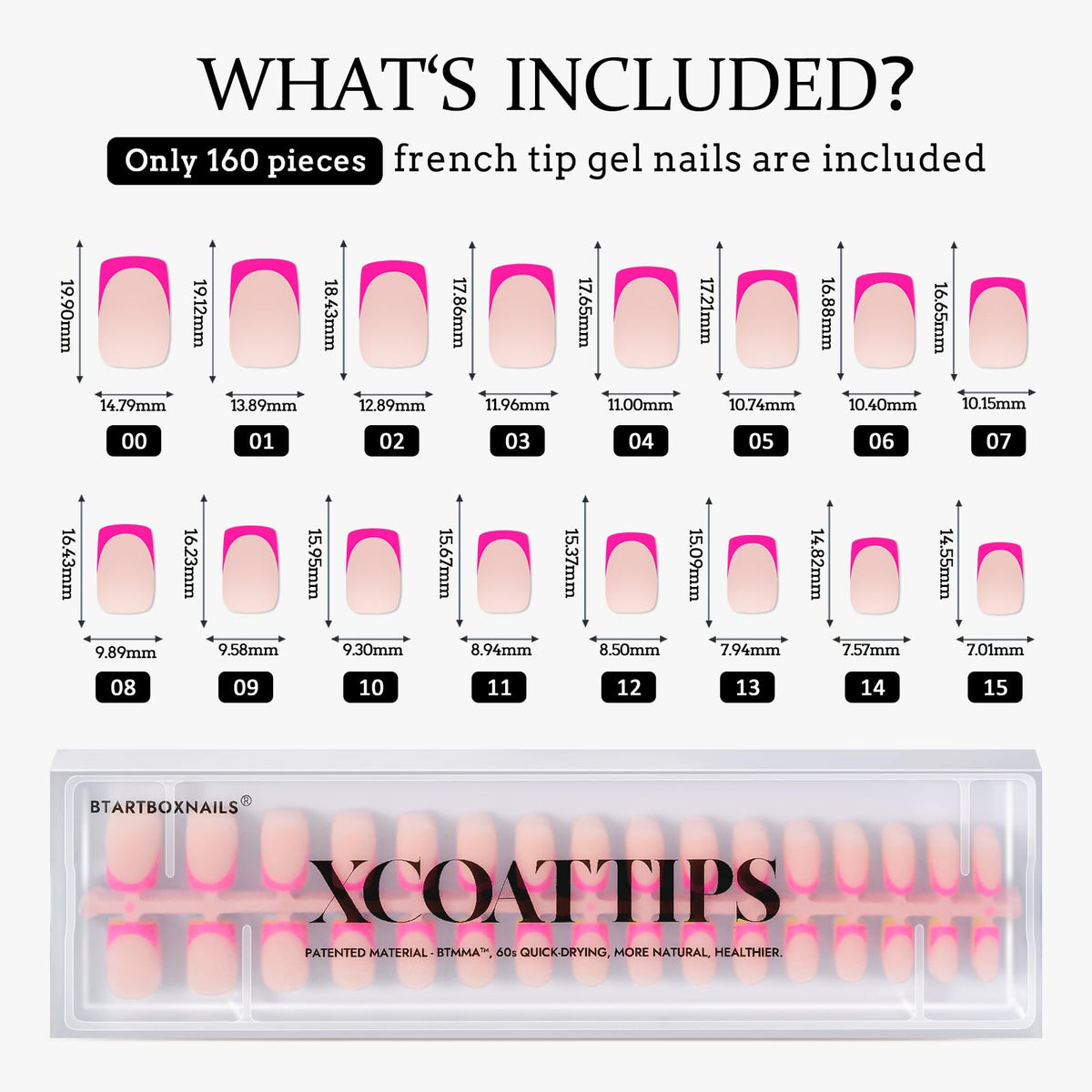 BTArtboxnails hand comparison illustrating short square size and fit