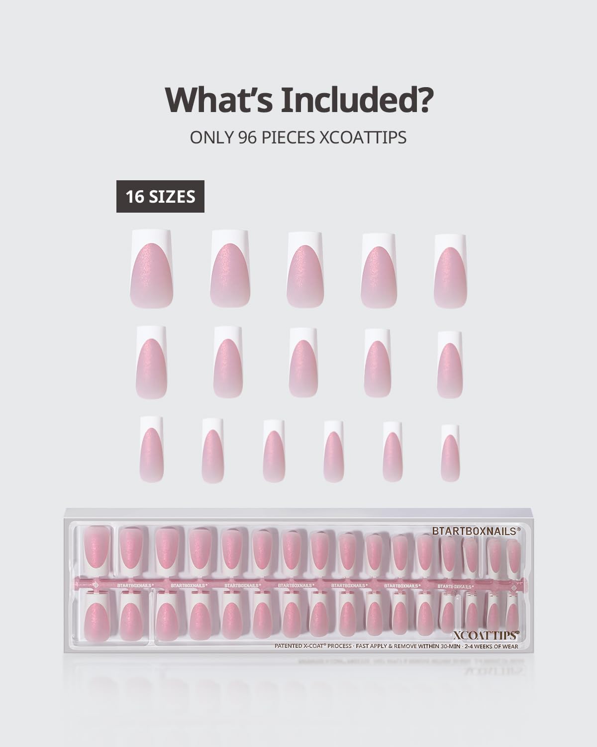 BTArtboxnails layout showing 16 sizes and numbered tips for easy selection