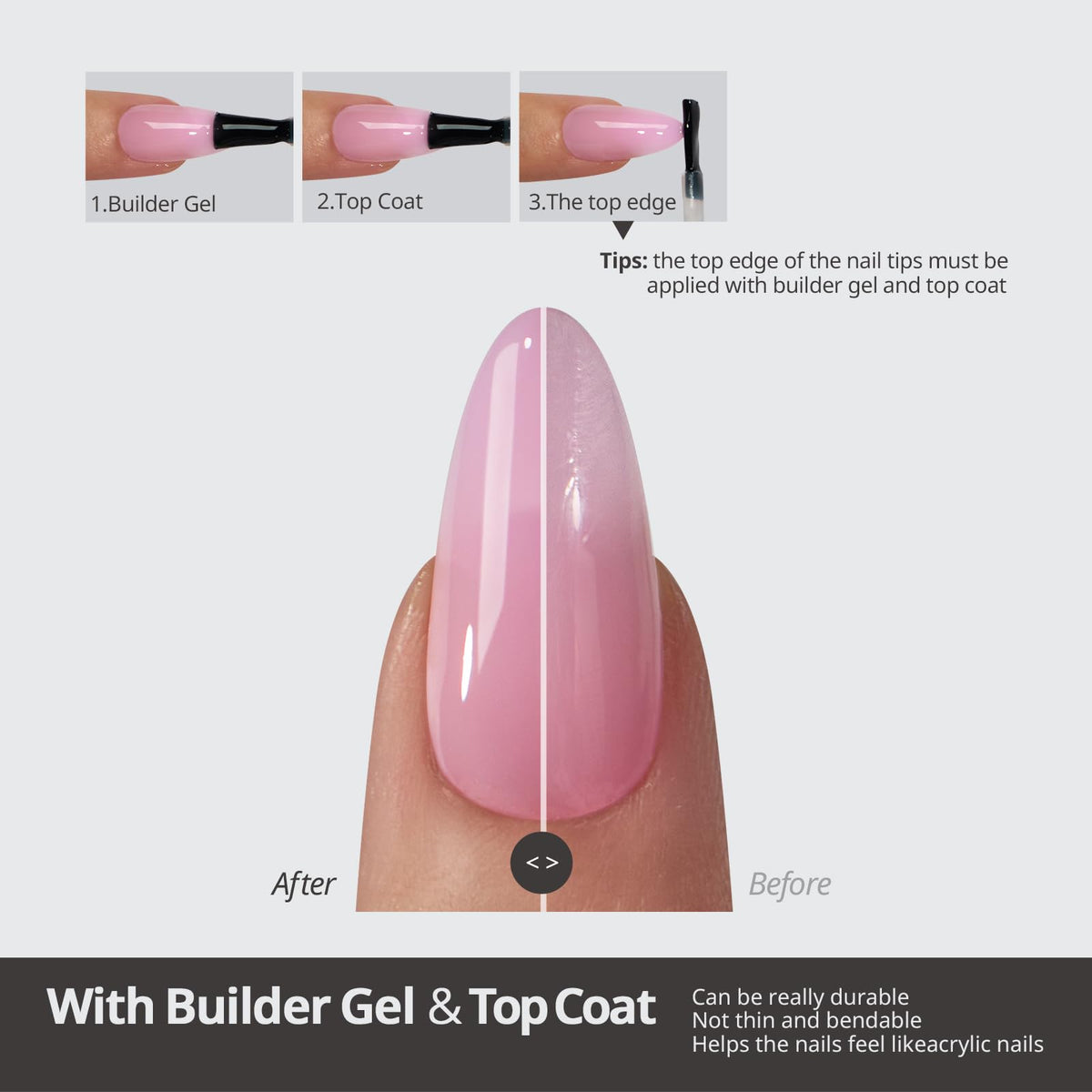 BTArtboxnails layout of 160 nails and size chart, precise fit and selection benefit