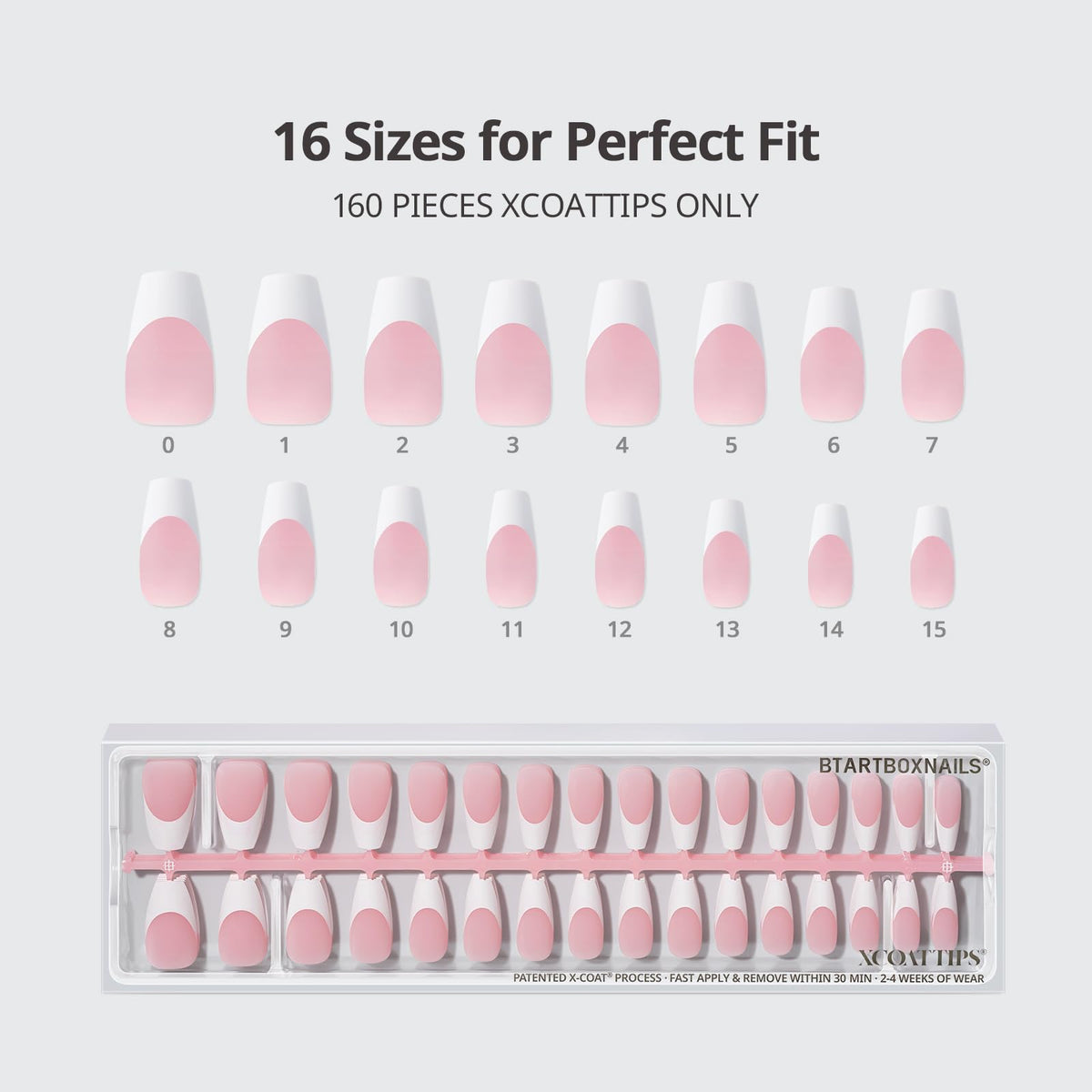 BTArtboxnails size comparison display helping choose the correct tip fit