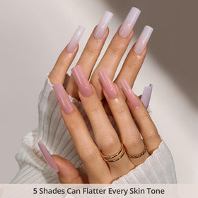 BTArtboxnails soft gel texture detail demonstrating comfortable flexible fit