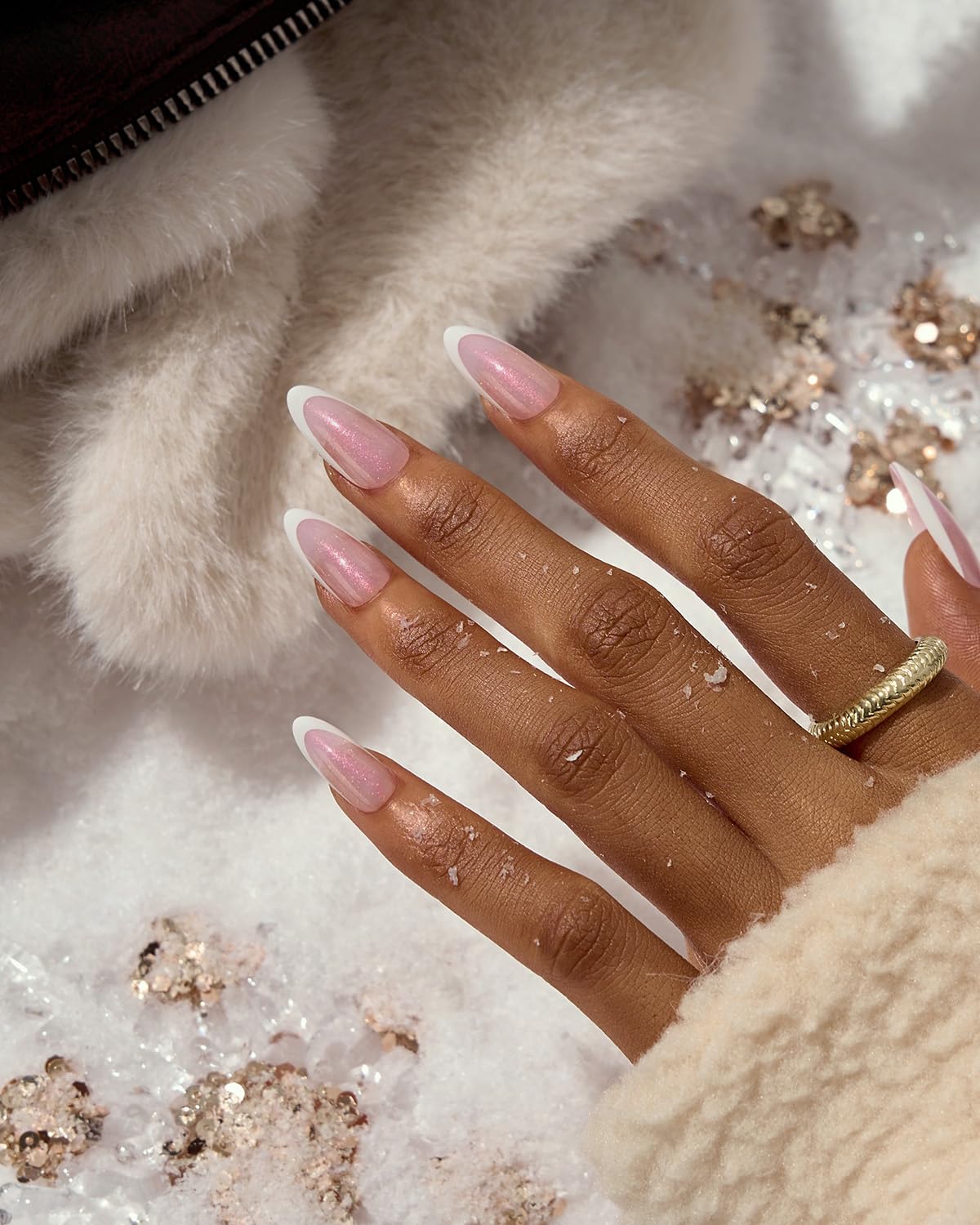 BTArtboxnails soft gel texture bending to show comfort and flexible fit