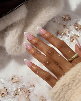 BTArtboxnails soft gel texture bending to show comfort and flexible fit