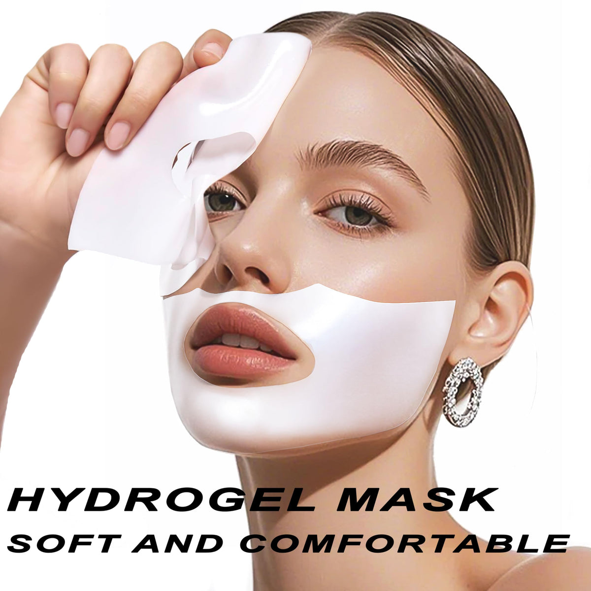 Bukamkom close-up of hydrogel texture demonstrating cooling, hydrating gel