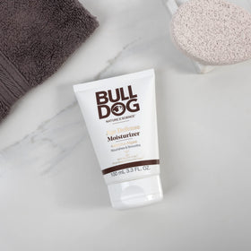 Edgewell Bulldog cream being applied on hand to show easy spread and quick absorption