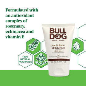 Edgewell Bulldog cream texture close-up demonstrating lightweight absorbent finish